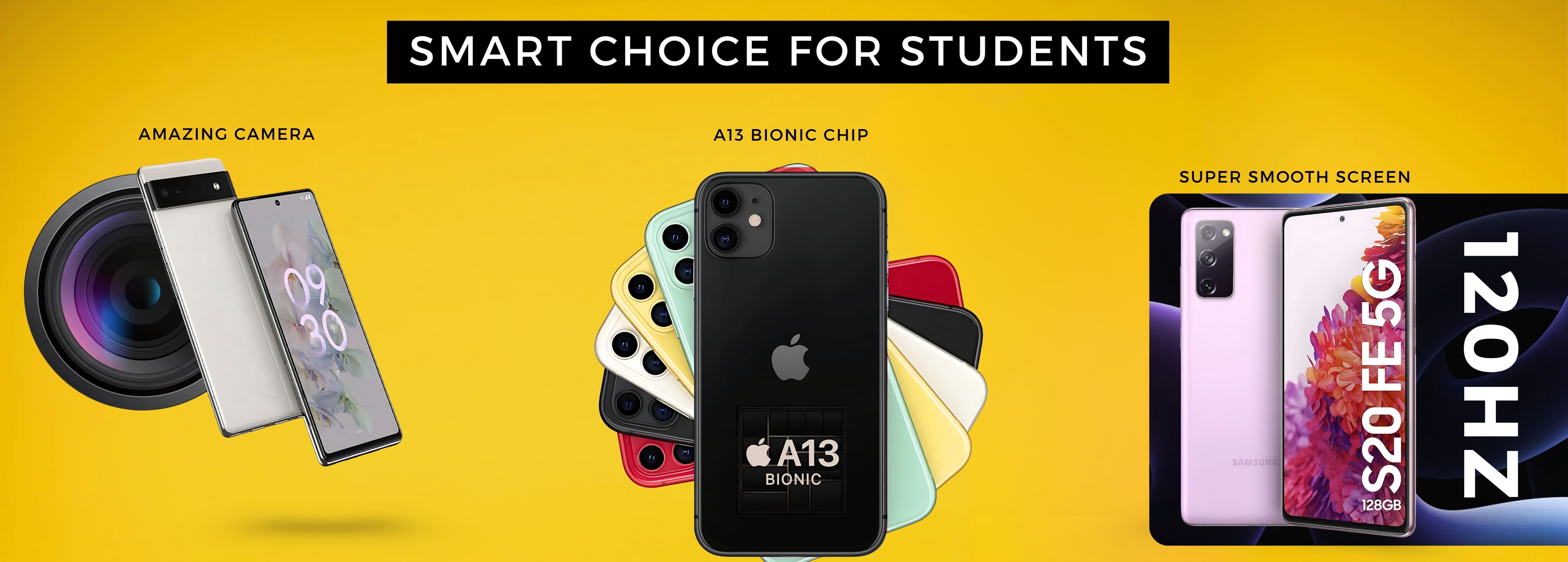 Student using an affordable second-hand smartphone in India for online classes and entertainment from Phoneo.in