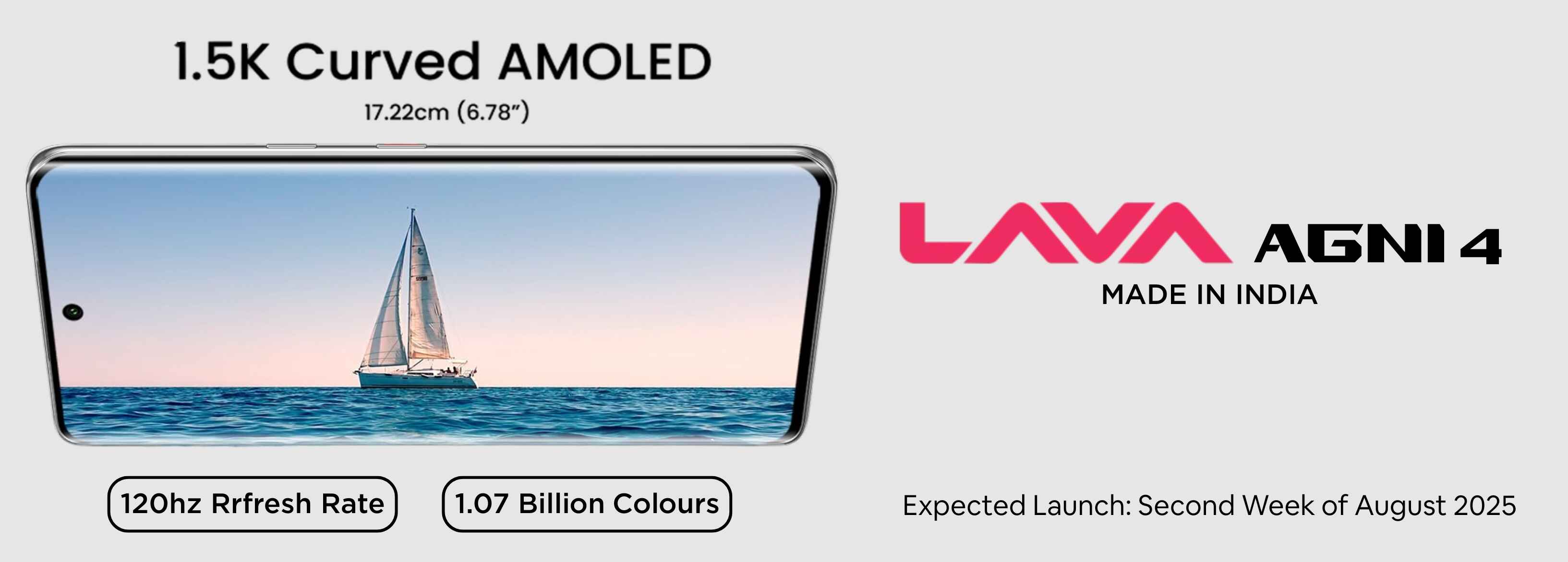 Lava Agni 4 with large battery and Made in India smartphone