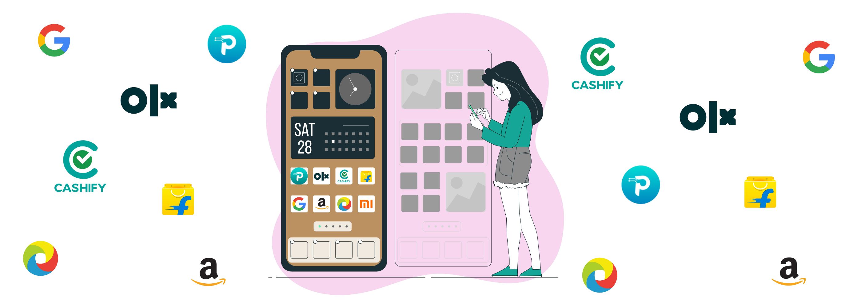 Apps and platforms for second-hand phone shopping