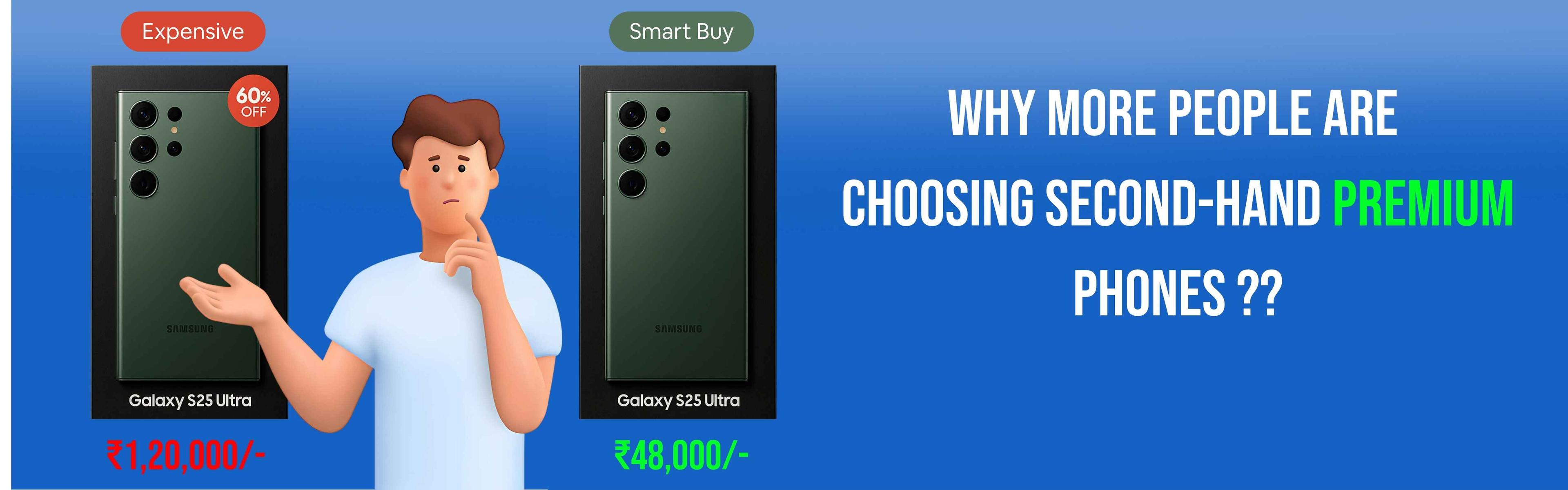 why people choose second-hand premium phones over new phones