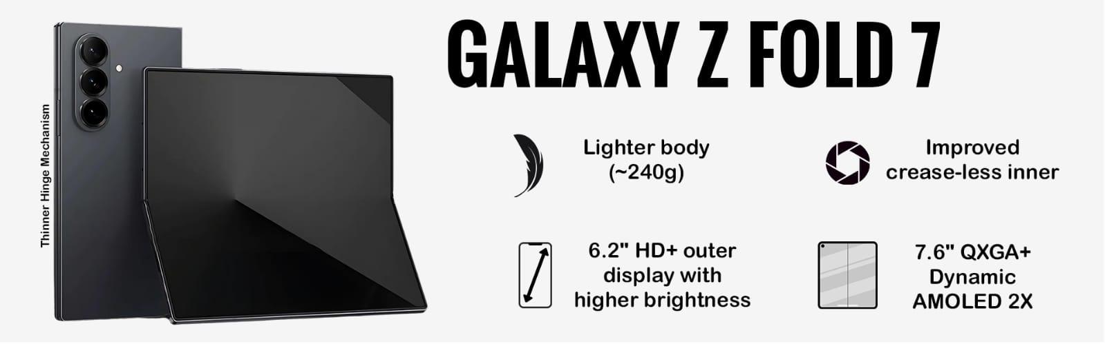 Samsung Galaxy Z Flip 7 FE Slimmer Foldable Design and AMOLED Display