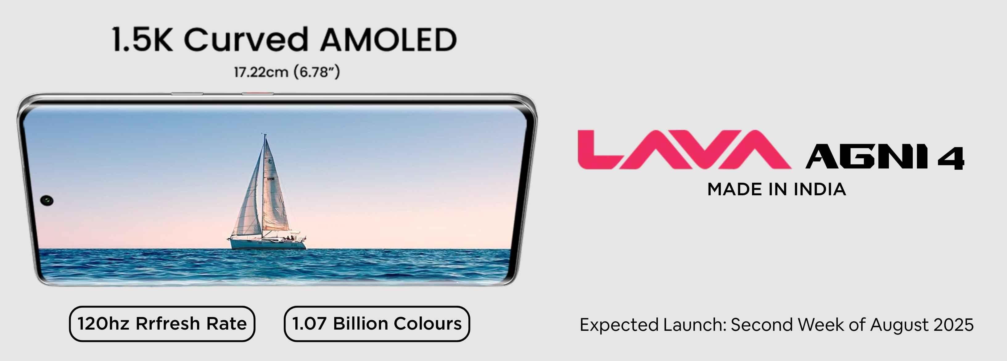 Lava Agni 4 with large battery and Made in India smartphone