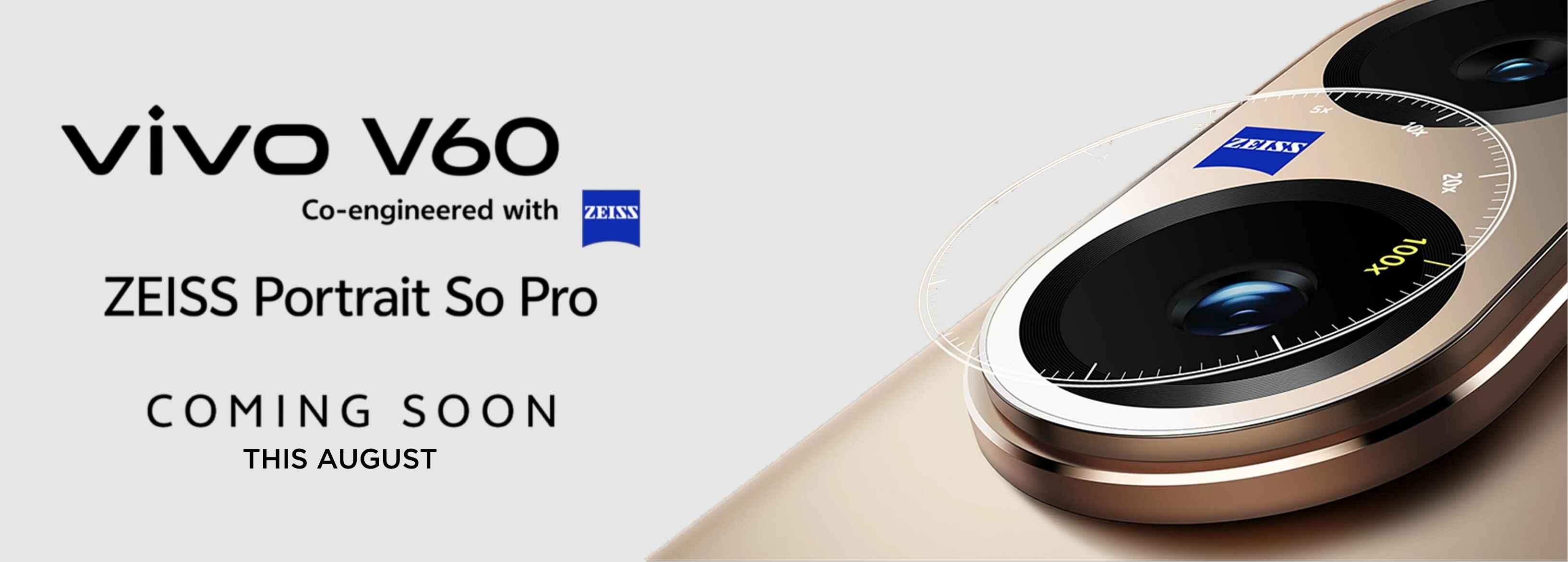 Vivo V60 with ZEISS camera and curved AMOLED display