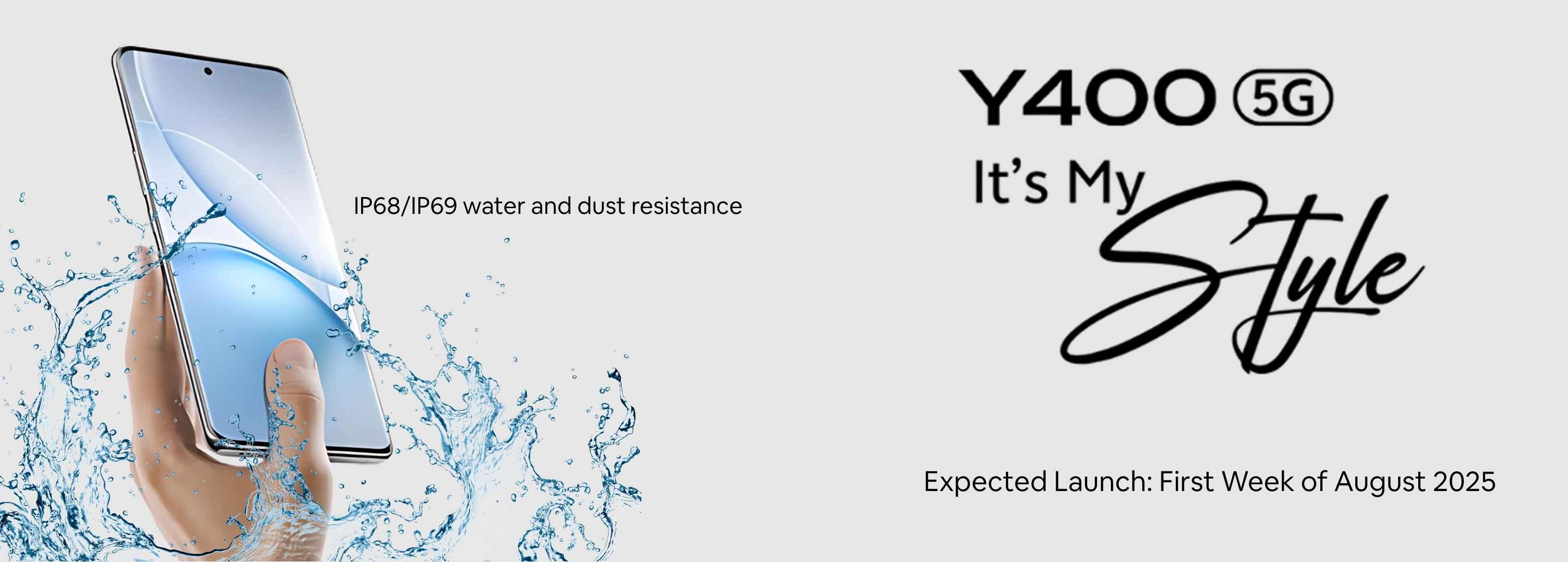 Vivo Y400 with rugged build and 6000mAh battery