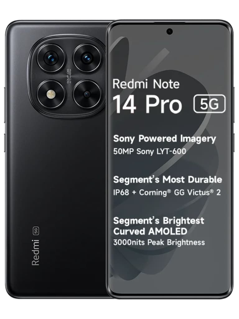 Xiaomi Redmi Note 14 Pro 5G Midnight Black